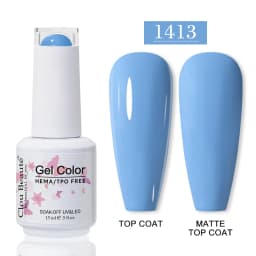 Clou Beaute HEMA TPO FREE Gel Nail Polish Semi-permanent Hybrid Black Red Color Gel Polish Nail Art UV Nail Enamels Varnish