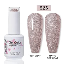 Clou Beaute HEMA TPO FREE Gel Nail Polish Semi-permanent Hybrid Black Red Color Gel Polish Nail Art UV Nail Enamels Varnish