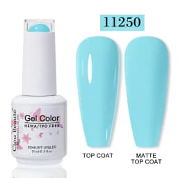 Clou Beaute HEMA TPO FREE Gel Nail Polish Semi-permanent Hybrid Black Red Color Gel Polish Nail Art UV Nail Enamels Varnish