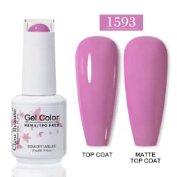 Clou Beaute HEMA TPO FREE Gel Nail Polish Semi-permanent Hybrid Black Red Color Gel Polish Nail Art UV Nail Enamels Varnish