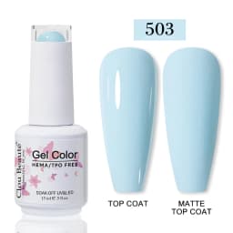 Clou Beaute HEMA TPO FREE Gel Nail Polish Semi-permanent Hybrid Black Red Color Gel Polish Nail Art UV Nail Enamels Varnish