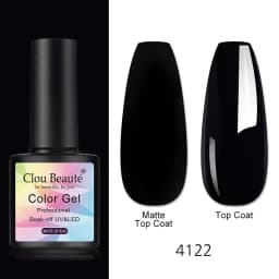 Clou Beaute HEMA TPO FREE Gel Nail Polish Semi-permanent Hybrid Black Red Color Gel Polish Nail Art UV Nail Enamels Varnish