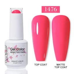 Clou Beaute HEMA TPO FREE Gel Nail Polish Semi-permanent Hybrid Black Red Color Gel Polish Nail Art UV Nail Enamels Varnish