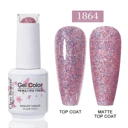 Clou Beaute HEMA TPO FREE Gel Nail Polish Semi-permanent Hybrid Black Red Color Gel Polish Nail Art UV Nail Enamels Varnish