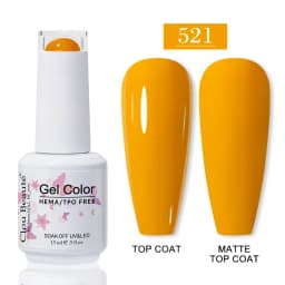 Clou Beaute HEMA TPO FREE Gel Nail Polish Semi-permanent Hybrid Black Red Color Gel Polish Nail Art UV Nail Enamels Varnish