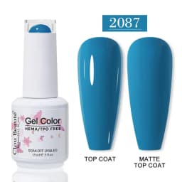 Clou Beaute HEMA TPO FREE Gel Nail Polish Semi-permanent Hybrid Black Red Color Gel Polish Nail Art UV Nail Enamels Varnish