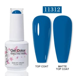 Clou Beaute HEMA TPO FREE Gel Nail Polish Semi-permanent Hybrid Black Red Color Gel Polish Nail Art UV Nail Enamels Varnish