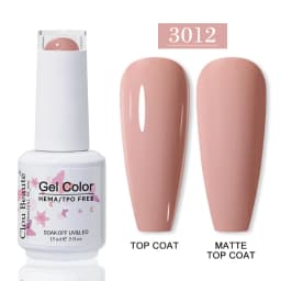 Clou Beaute HEMA TPO FREE Gel Nail Polish Semi-permanent Hybrid Black Red Color Gel Polish Nail Art UV Nail Enamels Varnish