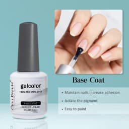 Clou Beaute HEMA TPO FREE Gel Nail Polish Semi-permanent Hybrid Black Red Color Gel Polish Nail Art UV Nail Enamels Varnish