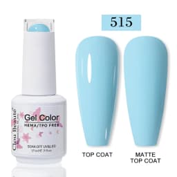 Clou Beaute HEMA TPO FREE Gel Nail Polish Semi-permanent Hybrid Black Red Color Gel Polish Nail Art UV Nail Enamels Varnish