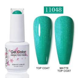 Clou Beaute HEMA TPO FREE Gel Nail Polish Semi-permanent Hybrid Black Red Color Gel Polish Nail Art UV Nail Enamels Varnish