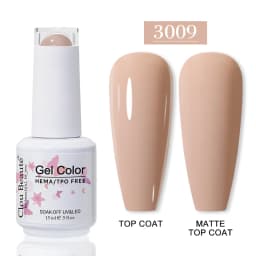 Clou Beaute HEMA TPO FREE Gel Nail Polish Semi-permanent Hybrid Black Red Color Gel Polish Nail Art UV Nail Enamels Varnish