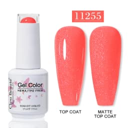 Clou Beaute HEMA TPO FREE Gel Nail Polish Semi-permanent Hybrid Black Red Color Gel Polish Nail Art UV Nail Enamels Varnish