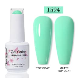 Clou Beaute HEMA TPO FREE Gel Nail Polish Semi-permanent Hybrid Black Red Color Gel Polish Nail Art UV Nail Enamels Varnish