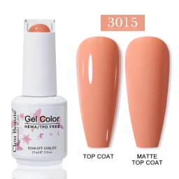 Clou Beaute HEMA TPO FREE Gel Nail Polish Semi-permanent Hybrid Black Red Color Gel Polish Nail Art UV Nail Enamels Varnish