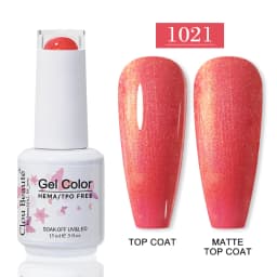 Clou Beaute HEMA TPO FREE Gel Nail Polish Semi-permanent Hybrid Black Red Color Gel Polish Nail Art UV Nail Enamels Varnish
