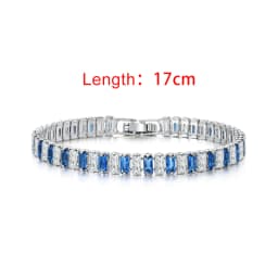 Iced Out Zircon Tennis Bracelet For Women Luxury Crystal Bracelets Men's Hand Chain Hippie Trendy Accessories Jewelry Gifts H167