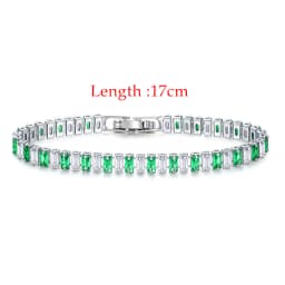 Iced Out Zircon Tennis Bracelet For Women Luxury Crystal Bracelets Men's Hand Chain Hippie Trendy Accessories Jewelry Gifts H167