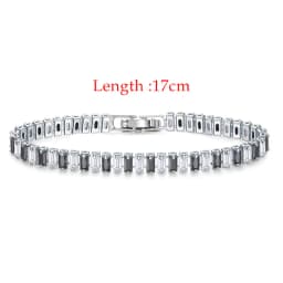 Iced Out Zircon Tennis Bracelet For Women Luxury Crystal Bracelets Men's Hand Chain Hippie Trendy Accessories Jewelry Gifts H167