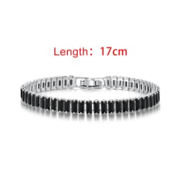 Iced Out Zircon Tennis Bracelet For Women Luxury Crystal Bracelets Men's Hand Chain Hippie Trendy Accessories Jewelry Gifts H167