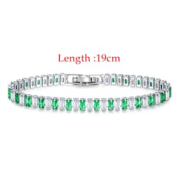 Iced Out Zircon Tennis Bracelet For Women Luxury Crystal Bracelets Men's Hand Chain Hippie Trendy Accessories Jewelry Gifts H167