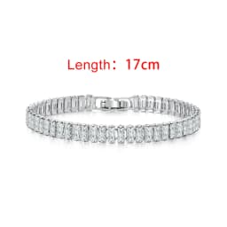 Iced Out Zircon Tennis Bracelet For Women Luxury Crystal Bracelets Men's Hand Chain Hippie Trendy Accessories Jewelry Gifts H167