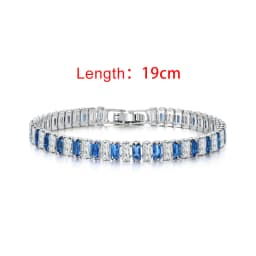 Iced Out Zircon Tennis Bracelet For Women Luxury Crystal Bracelets Men's Hand Chain Hippie Trendy Accessories Jewelry Gifts H167