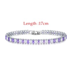 Iced Out Zircon Tennis Bracelet For Women Luxury Crystal Bracelets Men's Hand Chain Hippie Trendy Accessories Jewelry Gifts H167