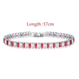 Iced Out Zircon Tennis Bracelet For Women Luxury Crystal Bracelets Men's Hand Chain Hippie Trendy Accessories Jewelry Gifts H167