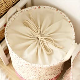 Zakka 3 Sizes The Beam Port Linen Multi-function Handle Stackable Storage Barrel Laundry Basket Toy Storage Box Storage Basket