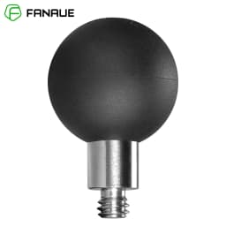 FANAUE Ball Head Adapter for Ram Mount with 1/4'-20 Threaded Post and Stainless Steel B Size1' Ball & 17mm Ball Bicycle Cradle