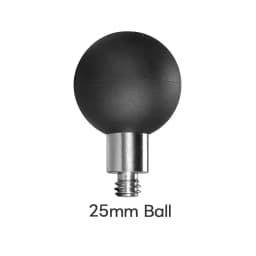 FANAUE Ball Head Adapter for Ram Mount with 1/4'-20 Threaded Post and Stainless Steel B Size1' Ball & 17mm Ball Bicycle Cradle