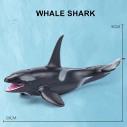 Simulation Marine Sea Life Whale Figurines Shark Cachalot Action Figures Ocean Animal Model Dolphin Hammerhead Educational Toys