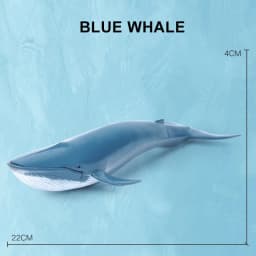 Simulation Marine Sea Life Whale Figurines Shark Cachalot Action Figures Ocean Animal Model Dolphin Hammerhead Educational Toys