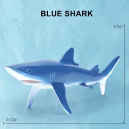Simulation Marine Sea Life Whale Figurines Shark Cachalot Action Figures Ocean Animal Model Dolphin Hammerhead Educational Toys