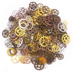 Randomly Mix (About 30/50g) Mix Size Metal Mechanical Steampunk Cogs Gears Charms Pendant For DIY Jewelry Making Accessories