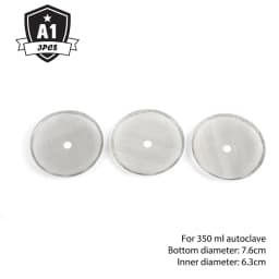 3 PCS of reusable stainless steel French filter press coffee machine, detachable mesh filter, coffee pot filter cartridge