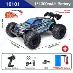 ZWN 1:16 70KM/H Or 50KM/H 4WD RC Car With LED Remote Control Cars High Speed Drift Monster Truck for Kids Vs Wltoys 144001 Toys