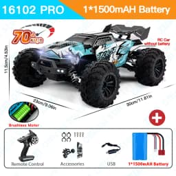 ZWN 1:16 70KM/H Or 50KM/H 4WD RC Car With LED Remote Control Cars High Speed Drift Monster Truck for Kids Vs Wltoys 144001 Toys