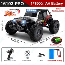 ZWN 1:16 70KM/H Or 50KM/H 4WD RC Car With LED Remote Control Cars High Speed Drift Monster Truck for Kids Vs Wltoys 144001 Toys