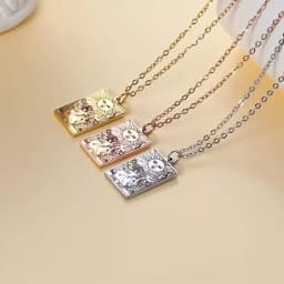 Stainless Steel Classic Tarot Pendant Necklace Major Cigano Fortune Telling Necklace Star/Moon/Death Symbol Pendant Accessory