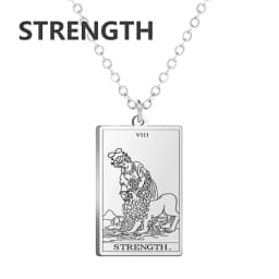 Stainless Steel Classic Tarot Pendant Necklace Major Cigano Fortune Telling Necklace Star/Moon/Death Symbol Pendant Accessory