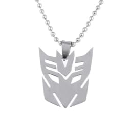 Trendy Simple Autobots Pendant Popular Movie Optimus Prime Decepticon Logo Necklace for Men Gift Popular Charm Jewelry Wholesale