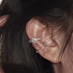 New Ear Cuff No Piercings Crystal Earring Cute Zircon Fake Cartilage Clip Earrings for Women Fashion Without Hole Jewelry Gift