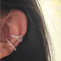 New Ear Cuff No Piercings Crystal Earring Cute Zircon Fake Cartilage Clip Earrings for Women Fashion Without Hole Jewelry Gift