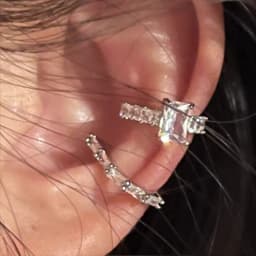 New Ear Cuff No Piercings Crystal Earring Cute Zircon Fake Cartilage Clip Earrings for Women Fashion Without Hole Jewelry Gift