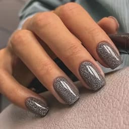 24Pcs/set Short Solid Color Wine Red Fake Nail Tips Glitter Square/round Head False Nails Wearable Ballet Press on Nails
