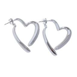 Yhpup Removable Minimalist Stainless Steel Heart Love Hollow Hoop Earrings Anti Allergic Fashion Gold Color Jewelry Bijoux