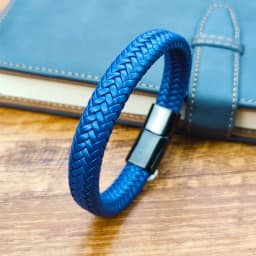 Classic 16 Strands Braided Genuine Leather Bracelet Men Jewelry Charms Design Stainless Steel Bracelets For Women Friend Gift