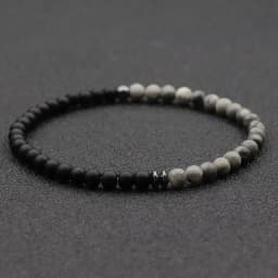 New Fashion 4mm Beads Bracelet Unisex Natural Map Volcanic Stone Braclet Meditation Yoga Hematite Braslet Handmade Jewelry Joias